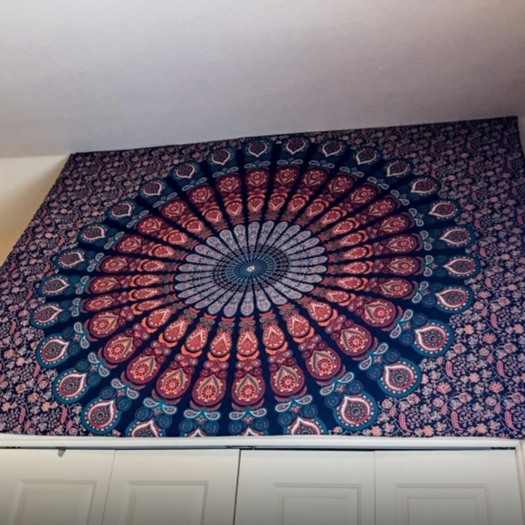 BOHO Mandela Tapestry Wall Art Hanging Bed Cover - Picture 5 of 6